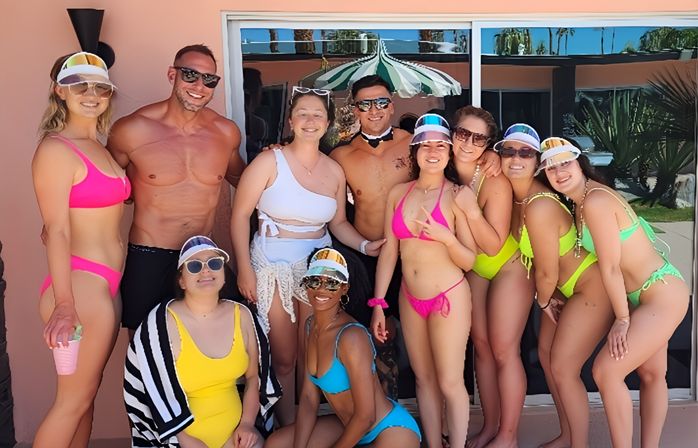 Hire a cabana boy or party butler to bartend, host games, and spice up your Chicago bachelorette party​ image 13