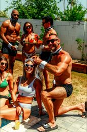 Hire a cabana boy or party butler to bartend, host games, and spice up your Chicago bachelorette party​ image 6