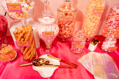 The Ultimate Sugar Bar: Luxury Candy and Dessert Buffet Tablescape image 1