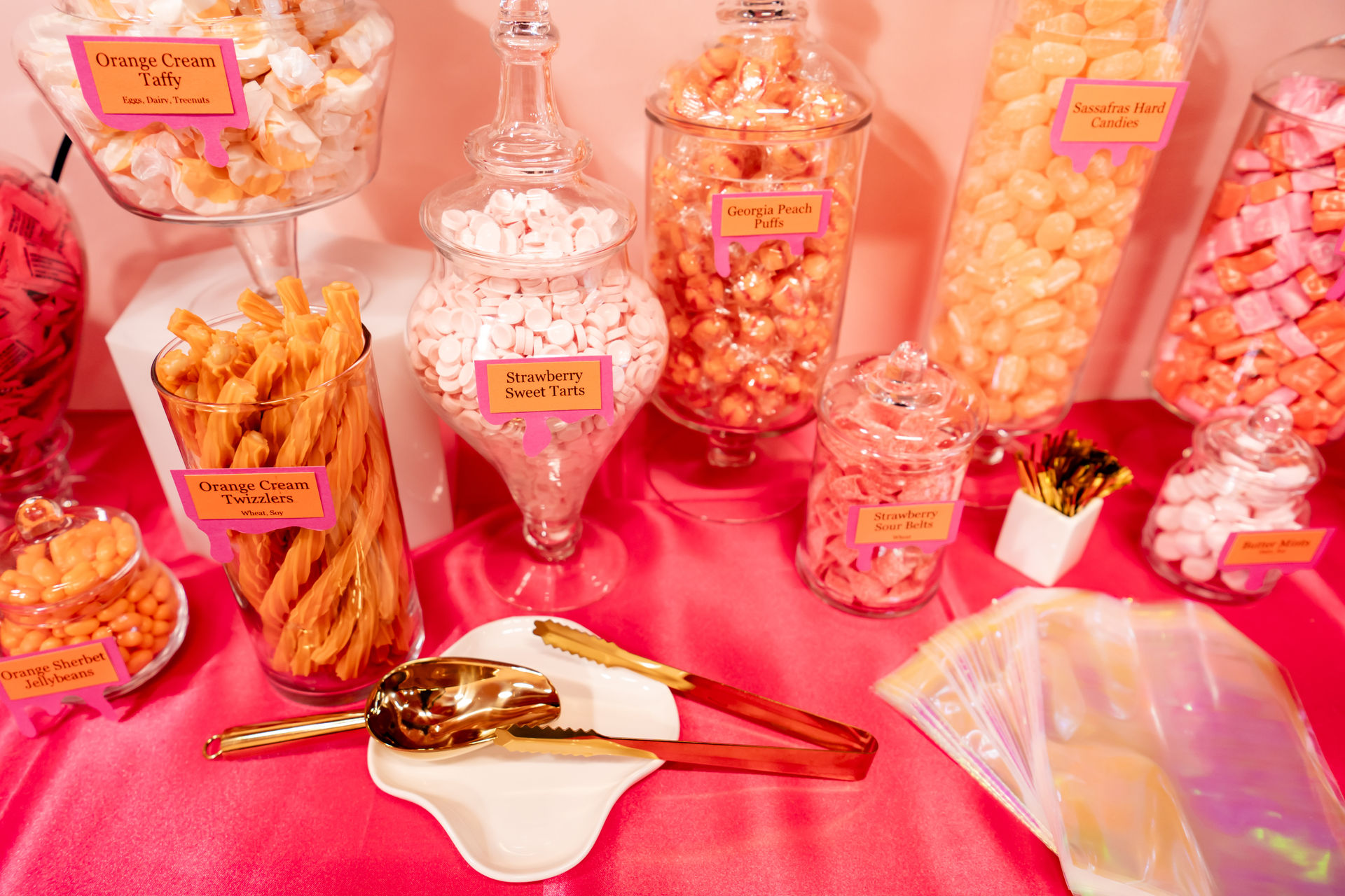 The Ultimate Sugar Bar: Luxury Candy and Dessert Buffet Tablescape image 1