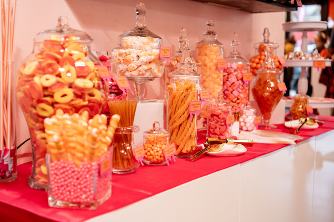 The Ultimate Sugar Bar: Luxury Candy and Dessert Buffet Tablescape image 3