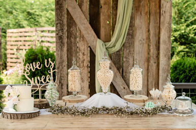 The Ultimate Sugar Bar: Luxury Candy and Dessert Buffet Tablescape image 8