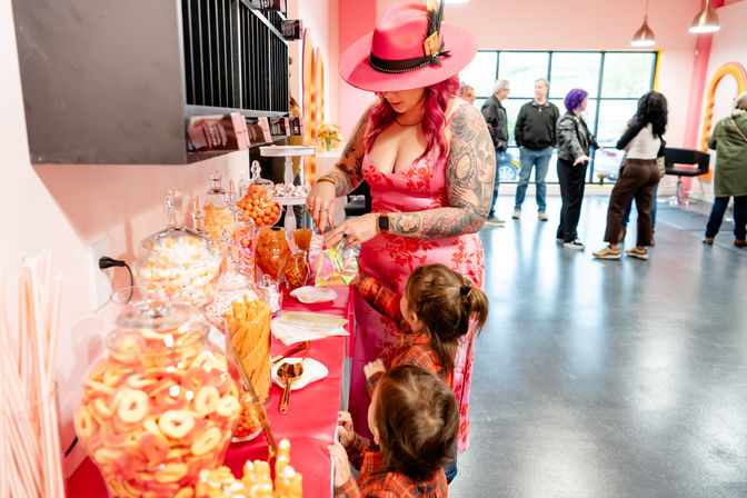 The Ultimate Sugar Bar: Luxury Candy and Dessert Buffet Tablescape image 5