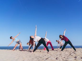 Morning Wellness Beach Retreat: Yoga, Picnic & Bride Ceremony image 10