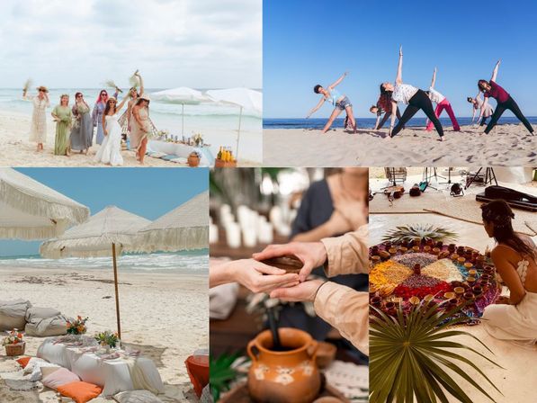 Morning Wellness Beach Retreat: Yoga, Picnic & Bride Ceremony image 7