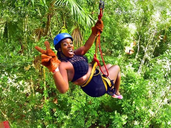 ATV Jungle Adventure with Ziplines, Cenote & Tequila Tasting image 3