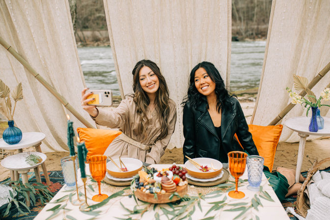 Insta-worthy Luxury Picnic with Charcuterie, Polaroid, Music, & Vibes image 16