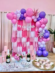 Fully Decked-Out Decoration Package with Bedroom Suite Decor, Extra Balloon Garland, and Custom Banner image 6