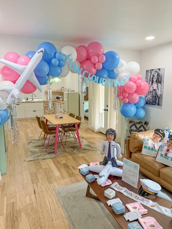 Ultimate Bachelorette Party Decor Package with Personalized Backdrops, Balloon Garlands, Fiancé Face Fans, and More image 3