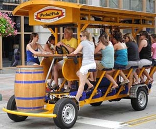 Private "PedalPub" Bar-Hopping & Brewery Tour (BYOB) image 8