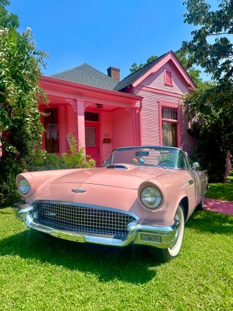 Pink Classic Car Photoshoot image 19