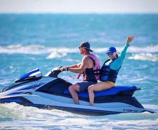 Casa Marina Island Jet Ski Adventure with Wildlife Viewing: Atlantic Ocean, Gulf of Mexico, Sand Bar, Dolphins, and More image