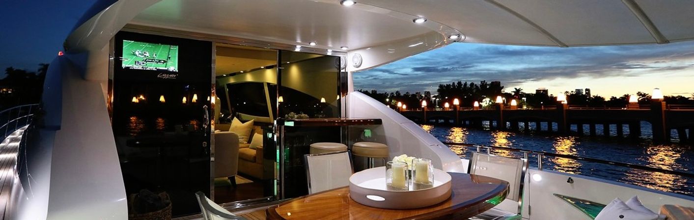 Private 75' Lazzara Yacht Charter: A Lavish Day on the Water image 5