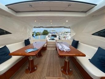 Ultimate Miami Bachelorette Yacht Experience: 75' Mangusta M3 with Crew and Party Vibes image 8