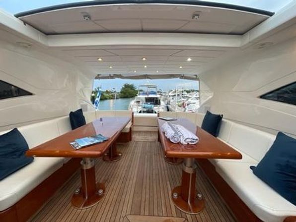 Ultimate Miami Bachelorette Yacht Experience: 75' Mangusta M3 with Crew and Party Vibes image 8