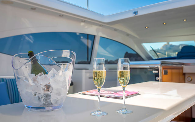 Ultimate Miami Bachelorette Yacht Experience: 75' Mangusta M3 with Crew and Party Vibes image 3