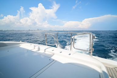 Ultimate Miami Bachelorette Yacht Experience: 75' Mangusta M3 with Crew and Party Vibes image 46