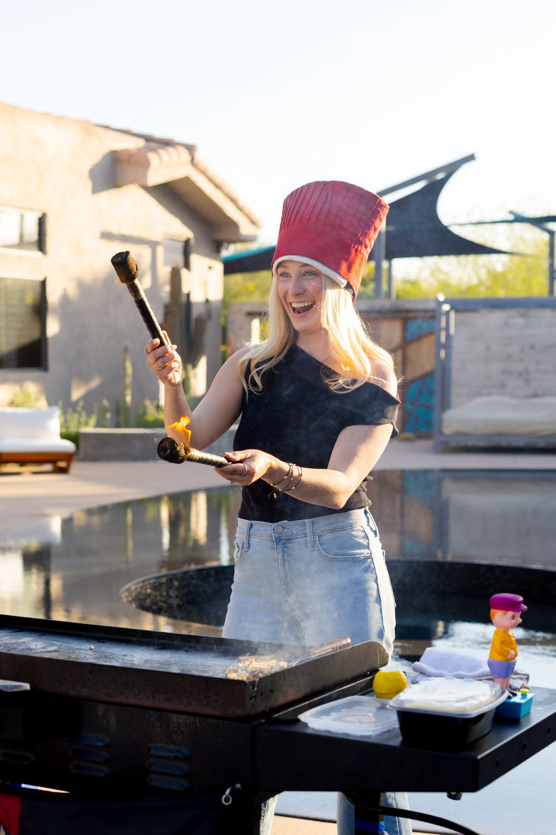 Private Hibachi Chef Experience at Your Vacation Rental: Sake, Games & Live Cooking! image 1