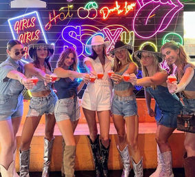 Insta-Worthy Party Bar Nightclub with Neon Sign Wall & Picture Perfect Cocktails image