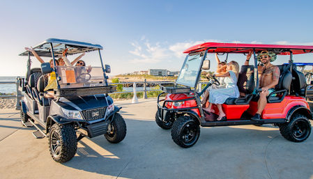 Get Around Town in a Breeze: Street-Legal Golf Cart Rentals (6 and 8 Seater Options)) image 3