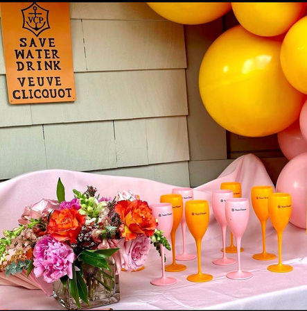 Mimosas & Aperol Spritz Bar Setup with Light Brunch Party image 10