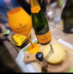 Mimosas & Aperol Spritz Bar Setup with Light Brunch Party image 11