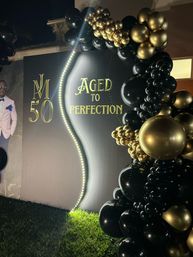 Luxury Party Styling for Your Special Weekend with Balloons, Backdrop & Tablescapes image 14