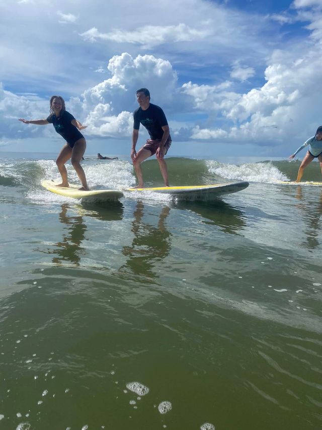 Private Surfing Lessons at Folly Beach with Boards, Wetsuit, Photos, and Rashguard Included image 4