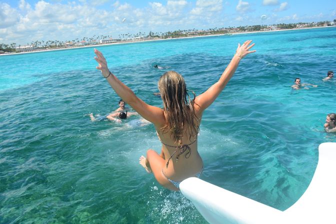 Private Catamaran Booze Cruise with Open Bar & Snorkeling image 20