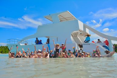 Private Catamaran Booze Cruise with Open Bar & Snorkeling image 5