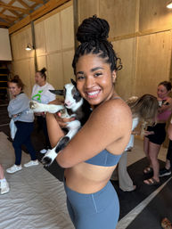 Goat Yoga Group Class (Beginner-friendly with Endless Photo Ops) image 26