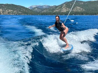 Premium Wakesurf Charter with Equipment & Water Sports Gear Provided (BYOB) image 15