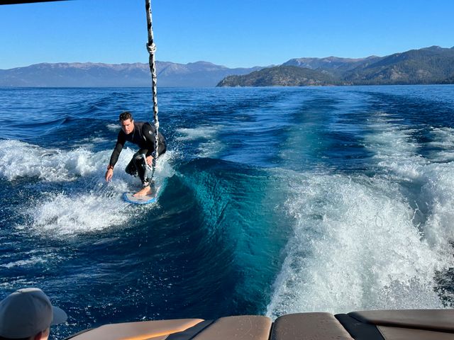 Premium Wakesurf Charter with Equipment & Water Sports Gear Provided (BYOB) image 2