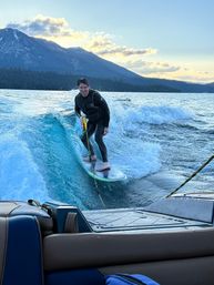 Premium Wakesurf Charter with Equipment & Water Sports Gear Provided (BYOB) image 18