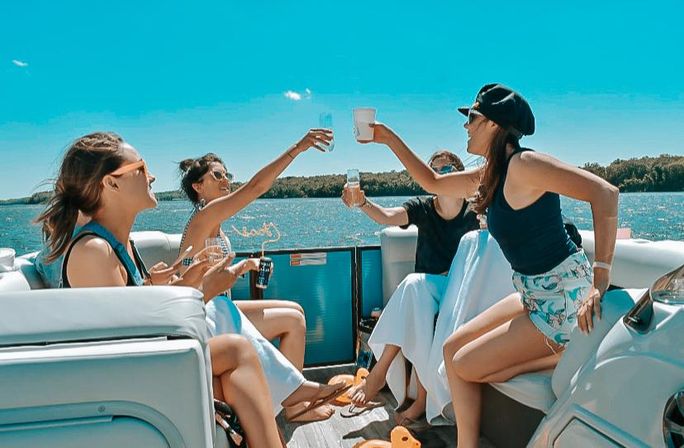 Pontoon Private BYOB Party with Roundtrip Shuttle to Lake, Licensed Captain & Party Pad image 9