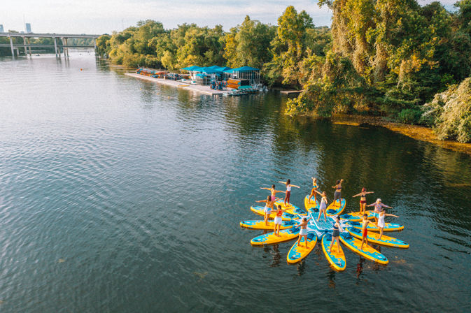 Private Floating SUP Yoga Class on Lady Bird Lake  image 4