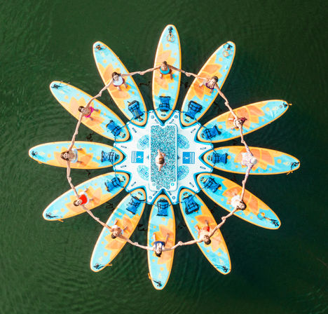 Private Floating SUP Yoga Class on Lady Bird Lake  image 1