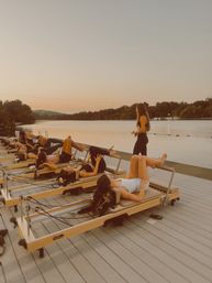 Outdoor Waterside Reformer Pilates on Lady Bird Lake image 4