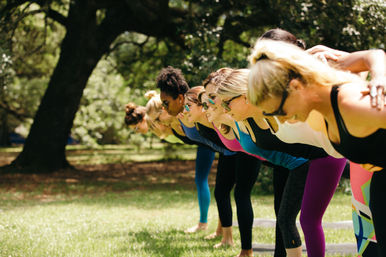 Custom Yoga Class with Fun Playlists, Mimosa Add-Ons, and Cold Lavender Eye Towels image 11