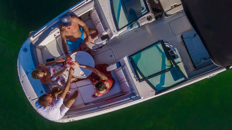 Aquarius Luxury Giant Boat BYOB Party Charter with Captain, Floating Mat and More image 5