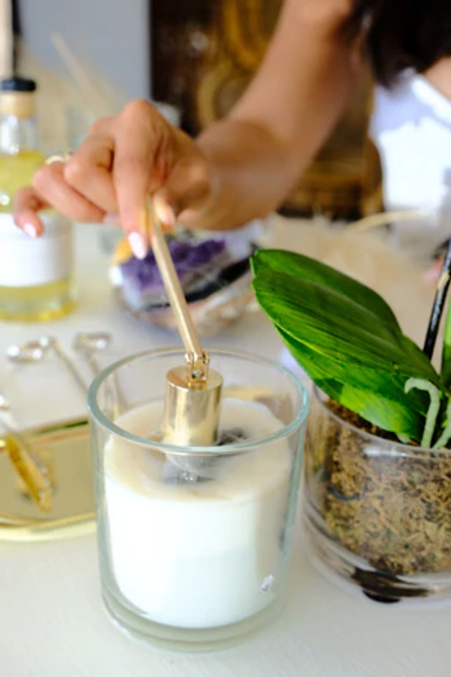 Energy Candle Workshop: Hand-poured Soy Candles Infused with Healing Crystals & Natural Fragrances image 4