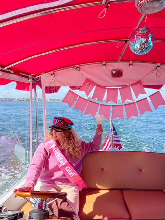 Barbie-Style BYOB Party Boat Cruise with a Captain in San Diego Bay image 3