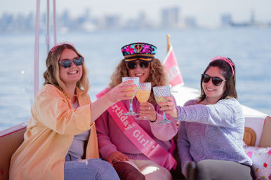 Barbie-Style BYOB Party Boat Cruise with a Captain in San Diego Bay image 4