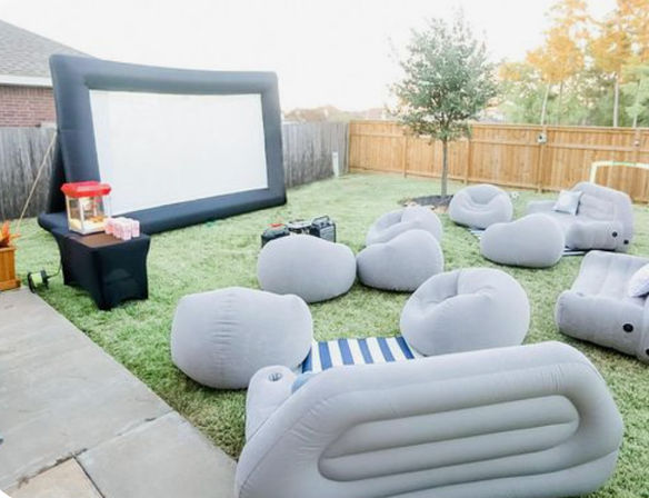 Magical Cozy Movie Night Under the Stars at Your Backyard Party image 3