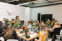 Thumbnail image for DIY Floral Crowns & Centerpieces Design Party at Gramercy & Grace