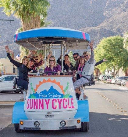 Palm Springs Bar Hop on the Sunny Cycle Party Bike image 7