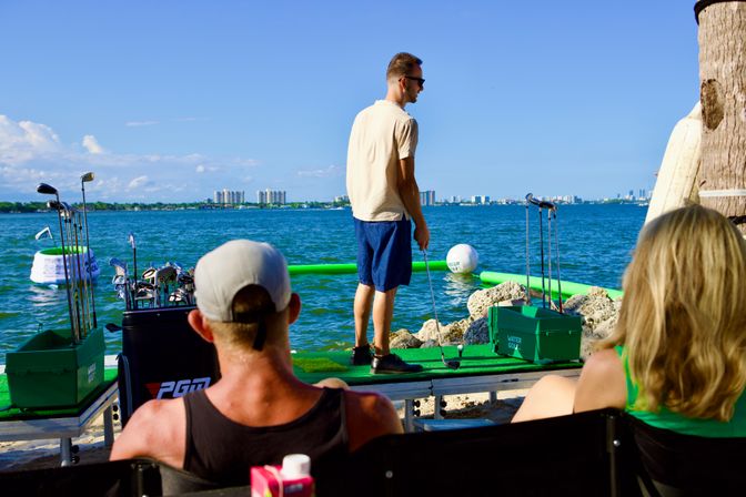 Water Golf's Backyard Bays: Private Golf Bay Rental at Your Fairway image 13