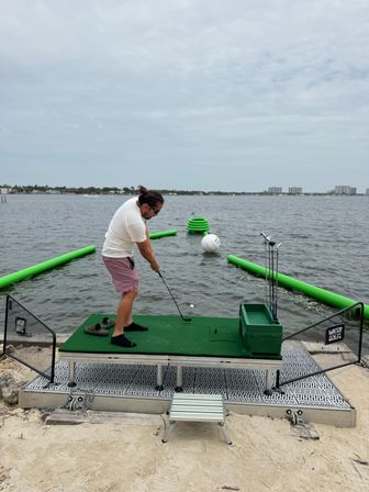 Water Golf's Backyard Bays: Private Golf Bay Rental at Your Fairway image 7