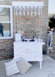 Champagne Cart Rental & Delivery with Champagne Buckets and Plastic Flutes All Included in Your Package image 10