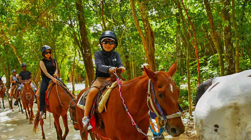 Horse Riding Adventure in Puerto Morelos with ATV, Zipline & Cenote Swim image 19